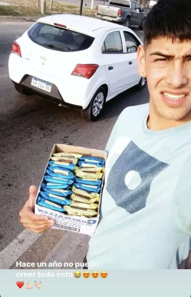 Rivero sold alfajores before making the leap to the first division of Argentine football.