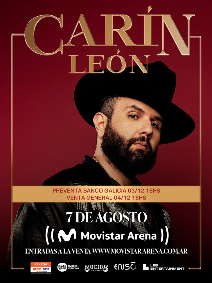 El artista vuelve al país luego de su presentación en el 2024. El artista vuelve al país luego de su presentación en el 2024.