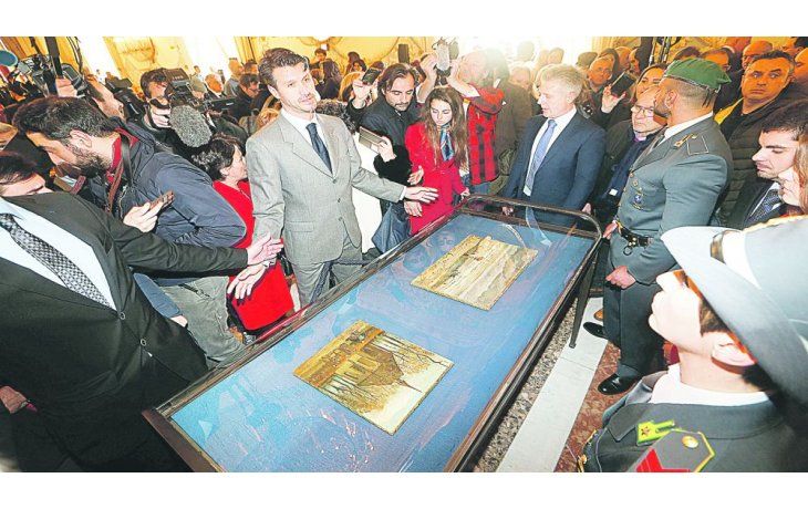Hallazgo. En septiembre pasado, la Policía italiana encontró las obras de Van Gogh en un refugio cercano a Pompeya, en Italia.