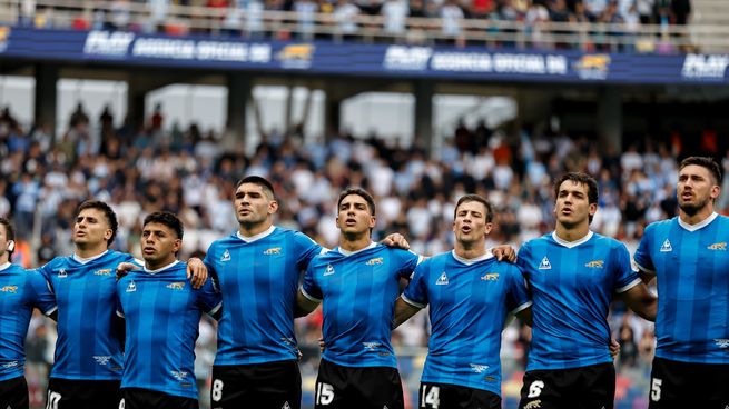 Los Pumas estuvieron cerca de igualar el partido en la última jugada, pero el TMO anuló el try de Bautista Delguy.