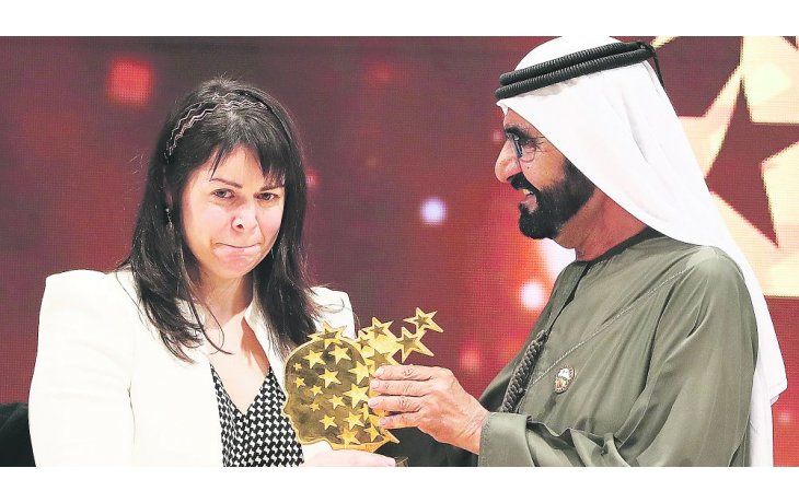 Distinción. Además del reconocimiento otorgado en una ceremonia en Dubái, MacDonnell recibirá un premio de un millón de dólares.