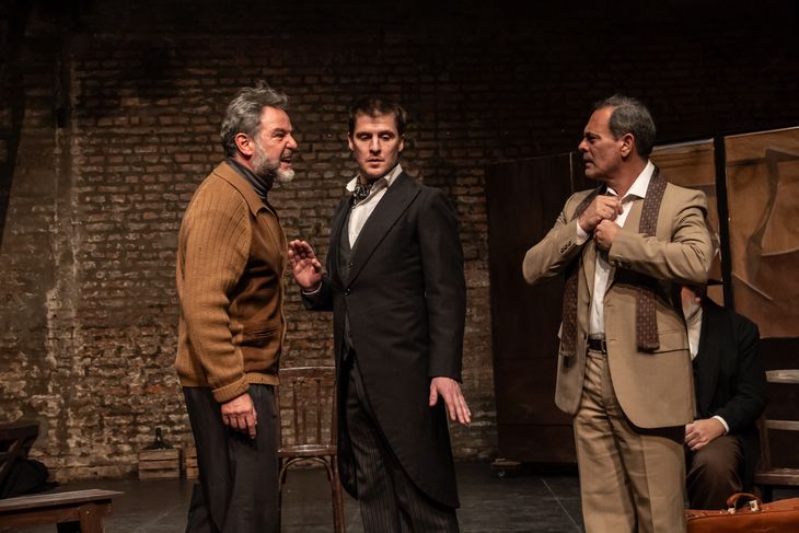 Patricio Coutoune, Mateo Charino y Mario Petrosini. Crédito: Fiorella Romay. Patricio Coutoune, Mateo Charino y Mario Petrosini. Crédito: Fiorella Romay.