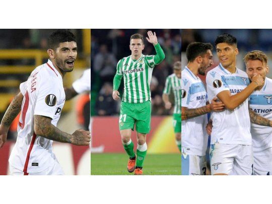 Banega, Lo Celso y Correa, los goles argentinos en la cuarta fecha de la Europa League.