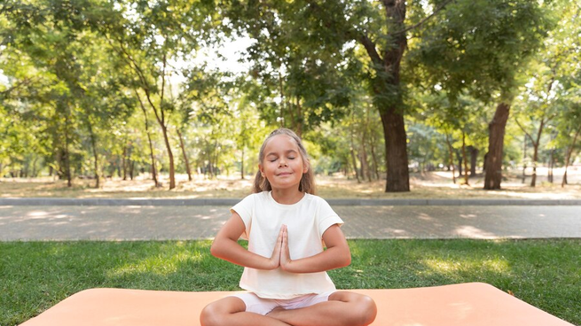 Meditación para niños﻿﻿, la prática ideal para su desarrollo.