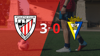 athletic bilbao fue contundente y goleo 3-0 a cadiz