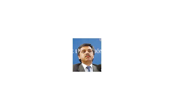 El jefe de Gabinete, Alberto Fernández.