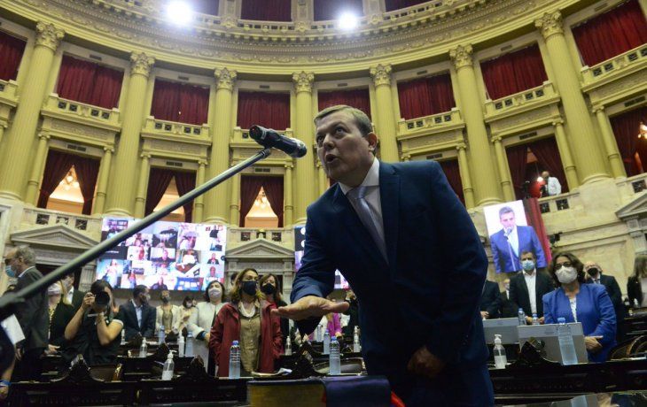 Pedro Dantas asumió la banca que deja Soria y completará su mandato que vence en 2023.