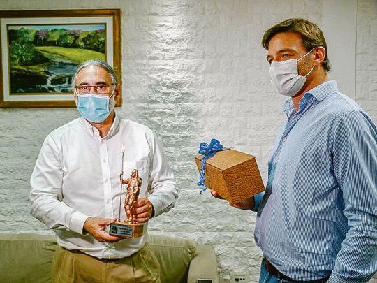 gestión. Sebastián Orizabala se reunió la semana pasada con el ministro de Agricultura de la Nación, Luis Basterra, con quien analizó las variables para articular las políticas públicas con el sector agropecuario local.