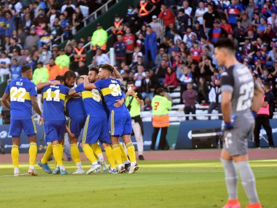 Boca goleó a Tigre en la final de la Copa de la Liga.