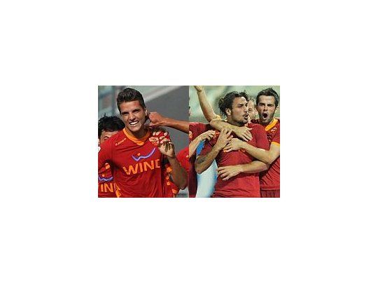 Lamela y Osvaldo se cruzaron en el vestuario de Roma.