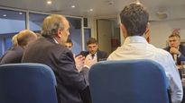 Guillermo Francos y los gobernadores se reunieron por poco más de 20 minutos en el CFI.&nbsp;