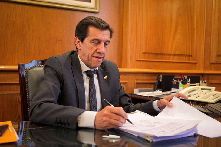 El gobernador de Jujuy, Carlos Sadir.