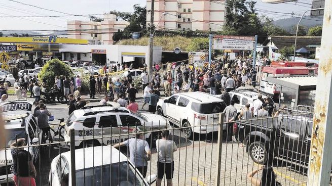 Ataque. El asesino llevaba consigo un hacha con la que perpetró la tragedia.