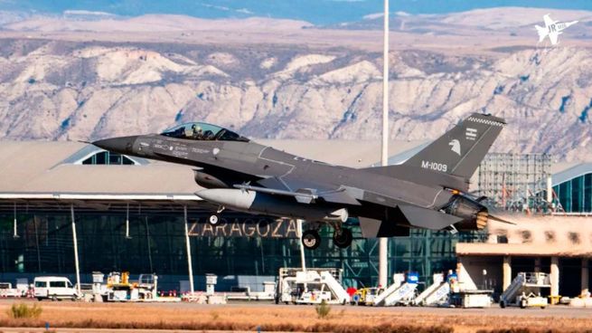 Los aviones F-16 llegarán este viernes al país.