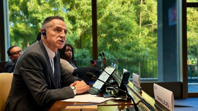 Jorge Sola expuso ante la OIT en representación de las centrales obreras argentinas.