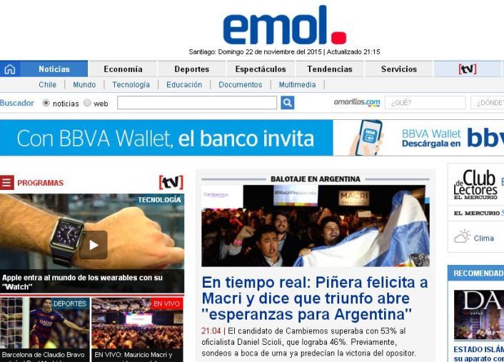 El Mercurio. Chile.