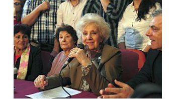 Estela de Carlotto dería una conferencia con detalles del hallazgo del nieto 119.