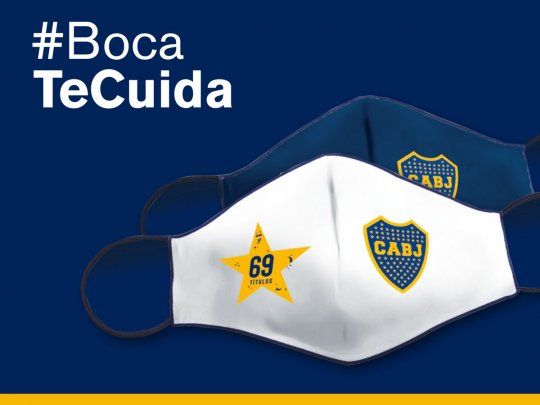 Así son los barbijos que Boca le repartirá a sus socios.