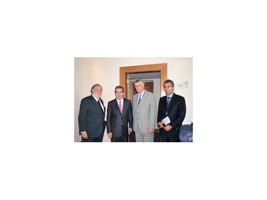 Ginés González García, Eduardo Frei, José Luis Gioja y Ruperto Godoy.