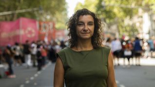 La diputada nacional Vanina Biasi encabeza la lista del Frente de Izquierda y los Trabajadores - Unidad para las elecciones legislativas de la Ciudad. 
