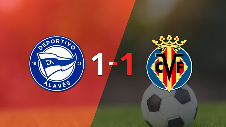 Empate a uno entre Alavés y Villarreal