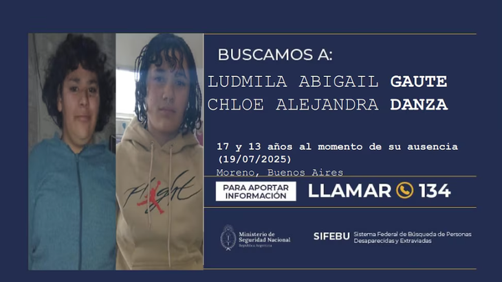 En las últimas horas, el Ministerio de Seguridad activó la Alerta Sofía. En las últimas horas, el Ministerio de Seguridad activó la Alerta Sofía.