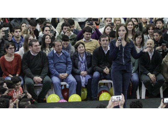 María Eugenia Vidal en la localidad de Pilar.