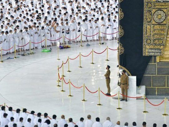 La Mezquita de La Meca, al 100% de capacidad por primera vez desde pandemia.