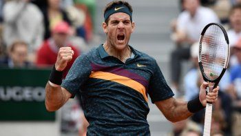 del potro y una prueba de caracter para seguir adelante en roland garros
