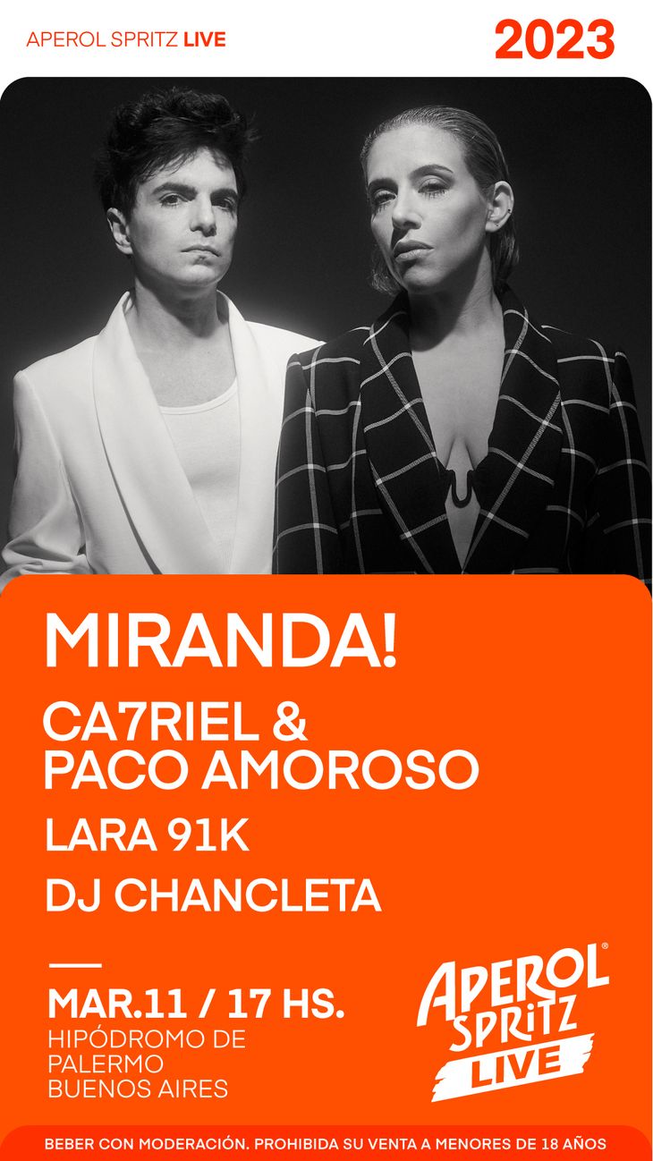 Miranda!  closes the Aperol Spritz Live at the Palermo Hippodrome: how to get free tickets