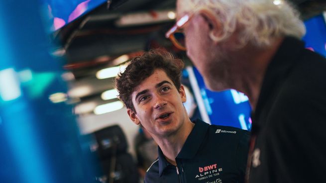 Colapinto y Briatore, las caras nuevas de Alpine desde Imola.