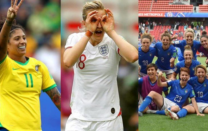Brasil Inglaterra e Italia comenzaron con el pie derecho el Mundial Femenino.