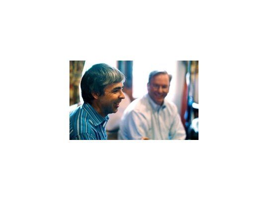 Larry Page y Eric Schmidt