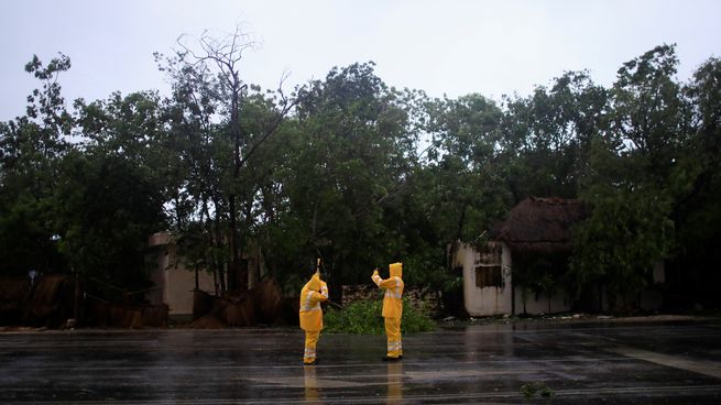 Tulum fue la primera ciudad mexicana en sufrir el impacto de Beryl.