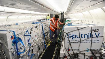 Provenientes de Moscú arribaron al país 732.500 dosis de Sputnik V﻿.