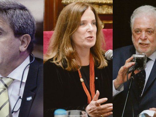 Pablo Yedlin, Carmen Polledo y Ginés González García.