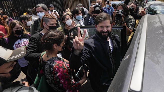 El candidato de izquierda a la presidencia de Chile, Gabriel Boric.