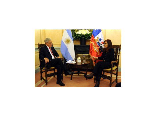 Sebastián Piñera y Cristina de Kirchner.