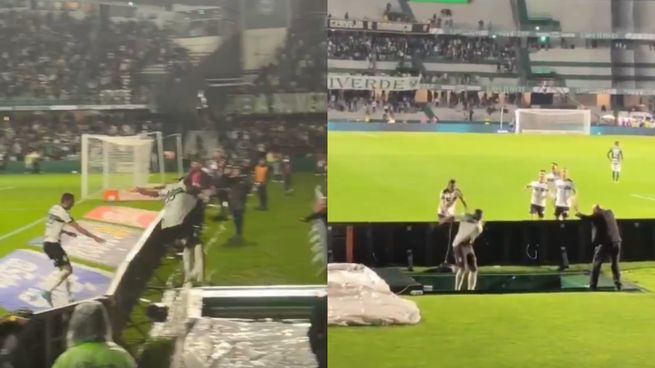 Jacy Maranhão sufrió una caída durante el festejo de un gol que posteriormente fue anulado por el VAR.