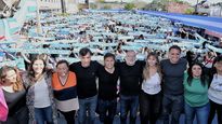 Axel Kicillof encabezó un acto en Morón en el último fin de semana antes de las elecciones.