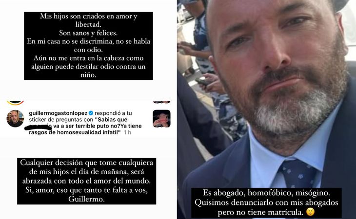 He also pointed against a lawyer for homophobic comments. He also pointed against a lawyer for homophobic comments.