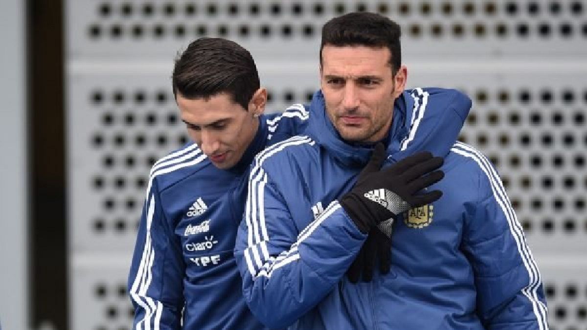 Scaloni supported Di María after the threats in Rosario: he will start against Costa Rica