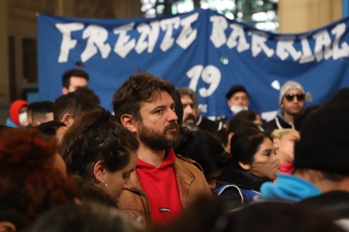 Juan Grabois, militante del Frente Patria Grande 