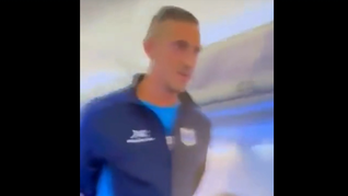 El futbolista Emiliano Endrizzi fue detenido por protócolo.