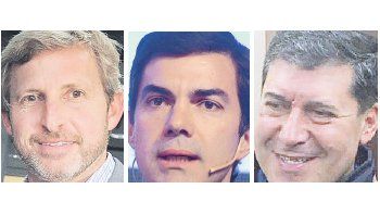 Rogelio Frigerio, Juan Manuel Urtubey y Sergio Casas