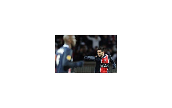 Grito atragantado. Javier Pastore gritó en París pero no pudo festejar.