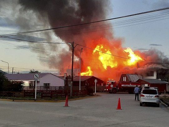 El sábado 23 ocurrió el incendio en la mítica panadería La Unión de Tierra del Fuego.&nbsp;