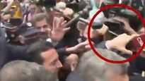 Agresión de Mauricio Macri.