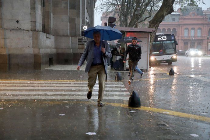 Las lluvias en el AMBA podr&iacute;an llegar el lunes.&nbsp;