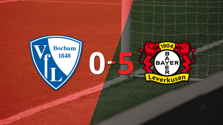Bochum sufre una humillante derrota por 5 a 0 ante Bayer Leverkusen